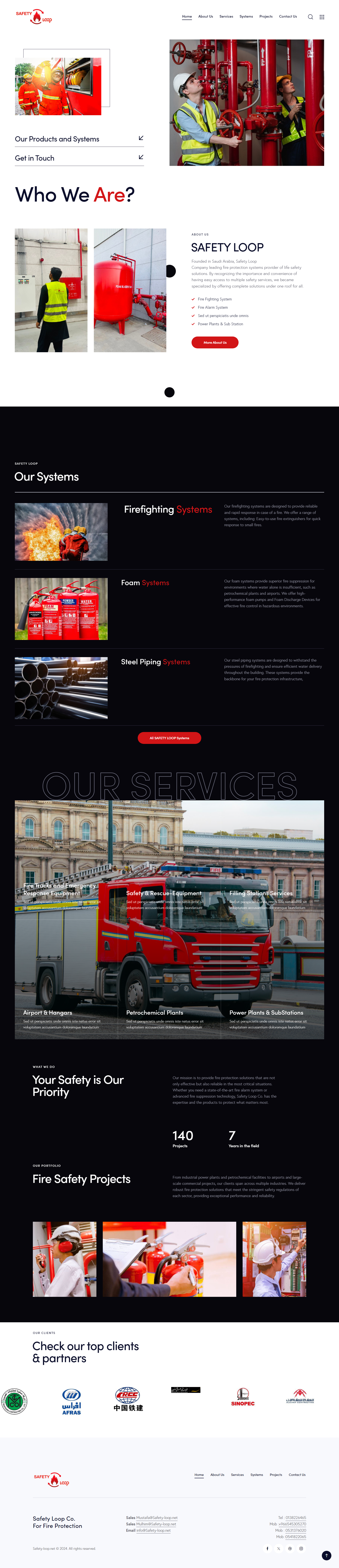 Safety Loop website preview